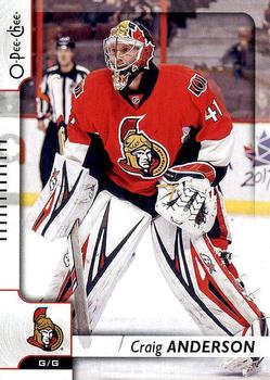 2017-18 O-Pee-Chee #36 Craig Anderson Front