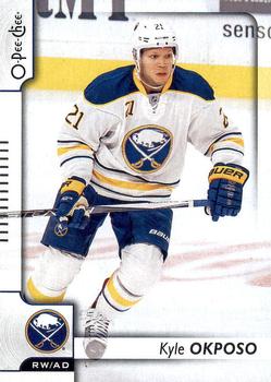 2017-18 O-Pee-Chee #186 Kyle Okposo Front