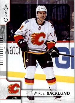 2017-18 O-Pee-Chee #448 Mikael Backlund Front