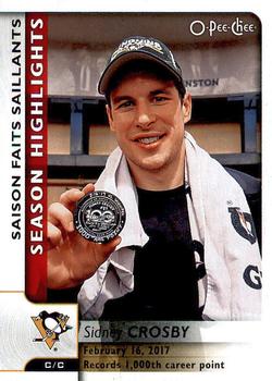 2017-18 O-Pee-Chee #551 Sidney Crosby Front