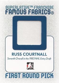 2008-09 In The Game Superlative Franchise - First-Round Pick #FRP-10 Russ Courtnall Front