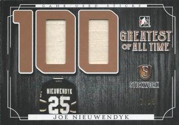 2017 Leaf In The Game Stickwork - 100 Greatest of All-Time Relics #GAT-31 Joe Nieuwendyk Front