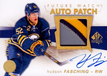 2016-17 SP Authentic - Future Watch Auto Patches #129 Hudson Fasching Front
