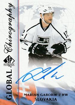 2016-17 SP Authentic - Global Chirography #SVK-MA Marian Gaborik Front