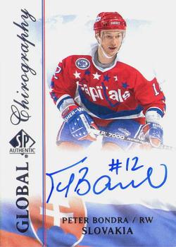 2016-17 SP Authentic - Global Chirography #SVK-PB Peter Bondra Front