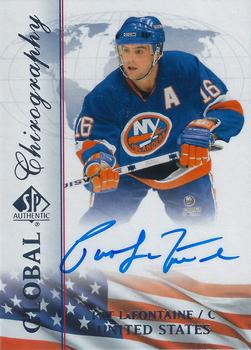 2016-17 SP Authentic - Global Chirography #USA-PA Pat LaFontaine Front