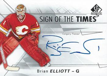 2016-17 SP Authentic - Sign of the Times #SOTT-BE Brian Elliott Front