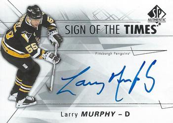 2016-17 SP Authentic - Sign of the Times #SOTT-LM Larry Murphy Front