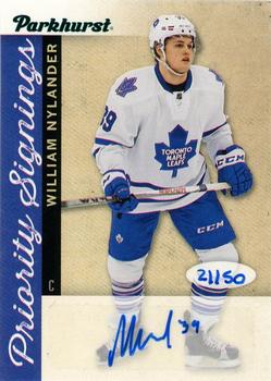 2016-17 Parkhurst Toronto Fall Expo Priority Signings #PS-WN William Nylander Front