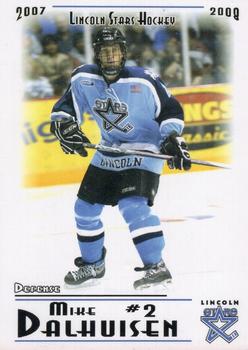2007-08 Blueline Booster Club Lincoln Stars (USHL) Series 1 #2 Mike Dalhuisen Front