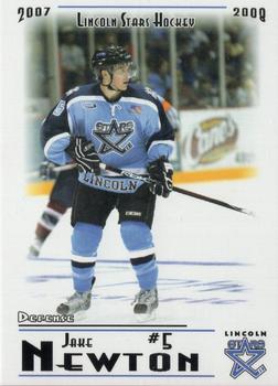 2007-08 Blueline Booster Club Lincoln Stars (USHL) Series 1 #3 Jake Newton Front