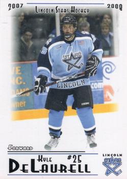 2007-08 Blueline Booster Club Lincoln Stars (USHL) Series 1 #20 Kyle De Laurell Front