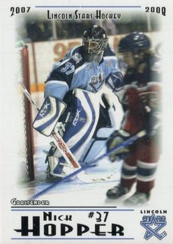 2007-08 Blueline Booster Club Lincoln Stars (USHL) Series 1 #23 Nick Hopper Front
