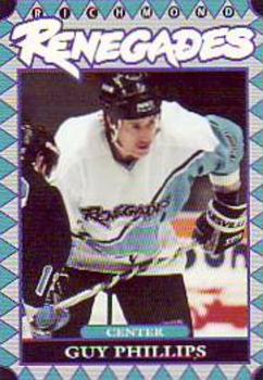 1993-94 Richmond Renegades (ECHL) #2 Guy Phillips Front