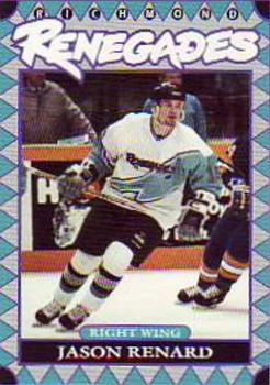 1993-94 Richmond Renegades (ECHL) #9 Jason Renard Front