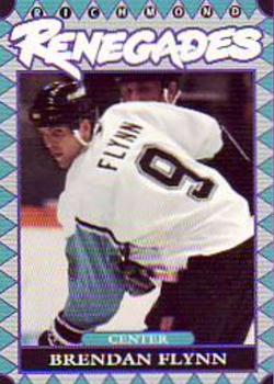 1993-94 Richmond Renegades (ECHL) #14 Brendan Flynn Front