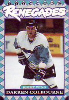 1993-94 Richmond Renegades (ECHL) #19 Darren Colbourne Front