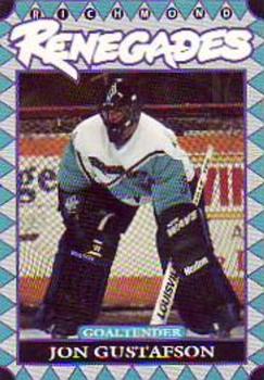1993-94 Richmond Renegades (ECHL) #20 Jon Gustafson Front