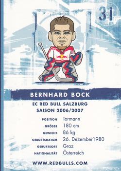 2006-07 Austrian EC Red Bull Salzburg #NNO Bernhard Bock Back