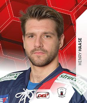 2015-16 Playercards Stickers (DEL) #036 Henry Haase Front