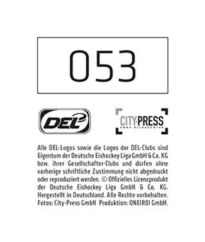 2015-16 Playercards Stickers (DEL) #053 Sven Ziegler Back