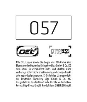 2015-16 Playercards Stickers (DEL) #57 Felix Bick Back