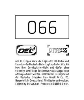 2015-16 Playercards Stickers (DEL) #066 Bernhard Ebner Back