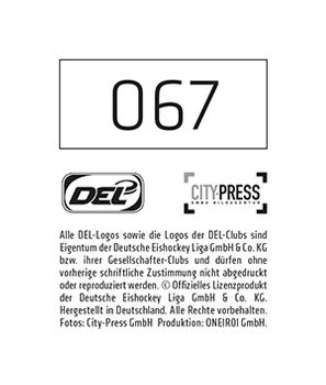 2015-16 Playercards Stickers (DEL) #067 Jakub Ficenec Back