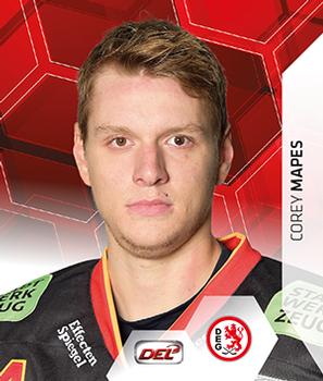2015-16 Playercards Stickers (DEL) #73 Corey Mapes Front