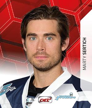 2015-16 Playercards Stickers (DEL) #107 Marty Sertich Front