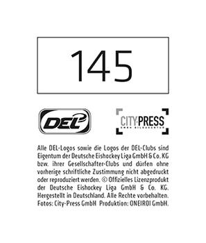 2015-16 Playercards Stickers (DEL) #145 J.P. Cote Back