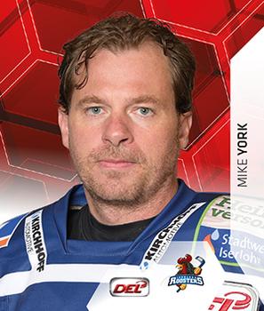 2015-16 Playercards Stickers (DEL) #161 Mike York Front