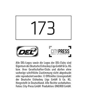 2015-16 Playercards Stickers (DEL) #173 Jonas Forsberg Back