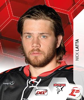 2015-16 Playercards Stickers (DEL) #179 Nick Latta Front