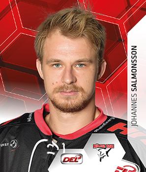 2015-16 Playercards Stickers (DEL) #183 Johannes Salmonsson Front