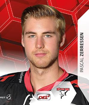 2015-16 Playercards Stickers (DEL) #191 Pascal Zerressen Front