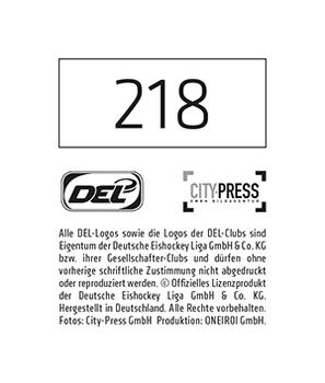 2015-16 Playercards Stickers (DEL) #218 Jeffrey Szwez Back