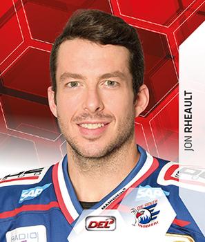 2015-16 Playercards Stickers (DEL) #240 Jon Rheault Front