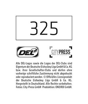 2015-16 Playercards Stickers (DEL) #325 Ashton Rome Back