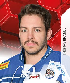 2015-16 Playercards Stickers (DEL) #334 Thomas Brandl Front