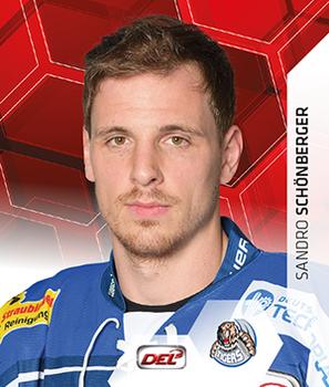 2015-16 Playercards Stickers (DEL) #349 Sandro Schonberger Front