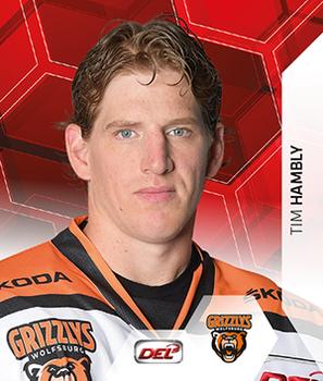 2015-16 Playercards Stickers (DEL) #363 Tim Hambly Front