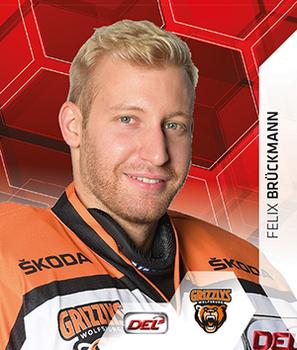 2015-16 Playercards Stickers (DEL) #378 Felix Bruckmann Front