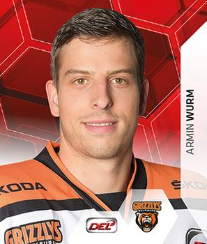2015-16 Playercards Stickers (DEL) #381 Armin Wurm Front