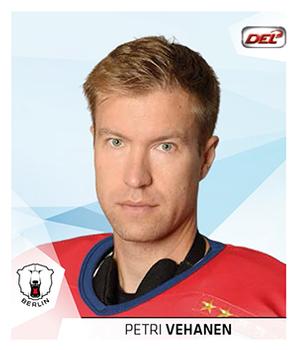 2014-15 Playercards Stickers (DEL) #22 Petri Vehanen Front