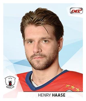 2014-15 Playercards Stickers (DEL) #026 Henry Haase Front