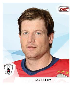 2014-15 Playercards Stickers (DEL) #032 Matt Foy Front