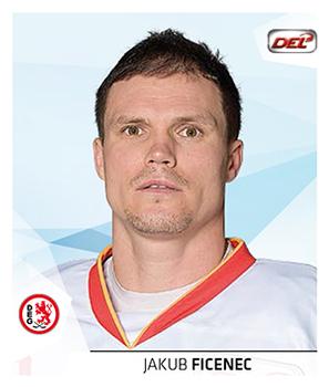 2014-15 Playercards Stickers (DEL) #46 Jakub Ficenec Front