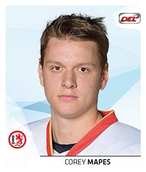 2014-15 Playercards Stickers (DEL) #47 Corey Mapes Front