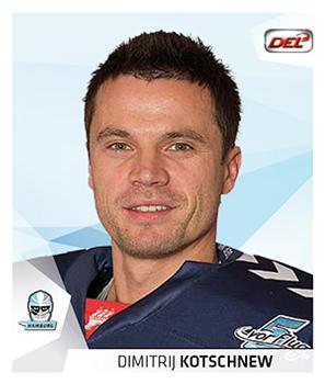 2014-15 Playercards Stickers (DEL) #063 Dimitrij Kotschnew Front